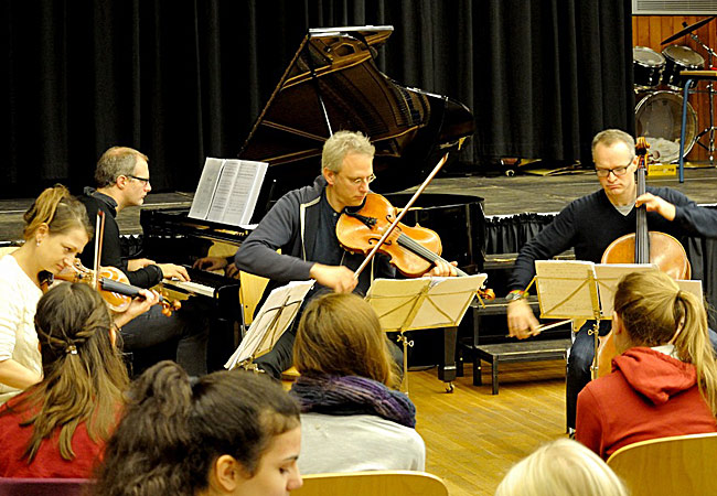Fauré Quartett, in Duisburg, Landfermann-Gymnasium