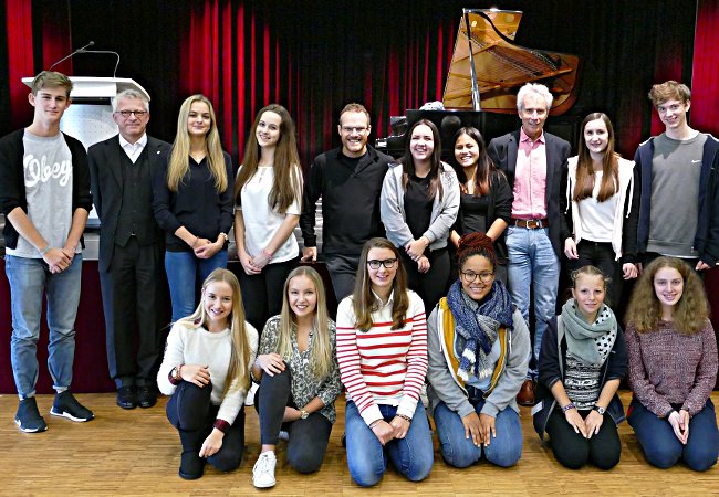 Lars Vogt (Piano), Künzelsau, Freie Schule Anne-Sophie