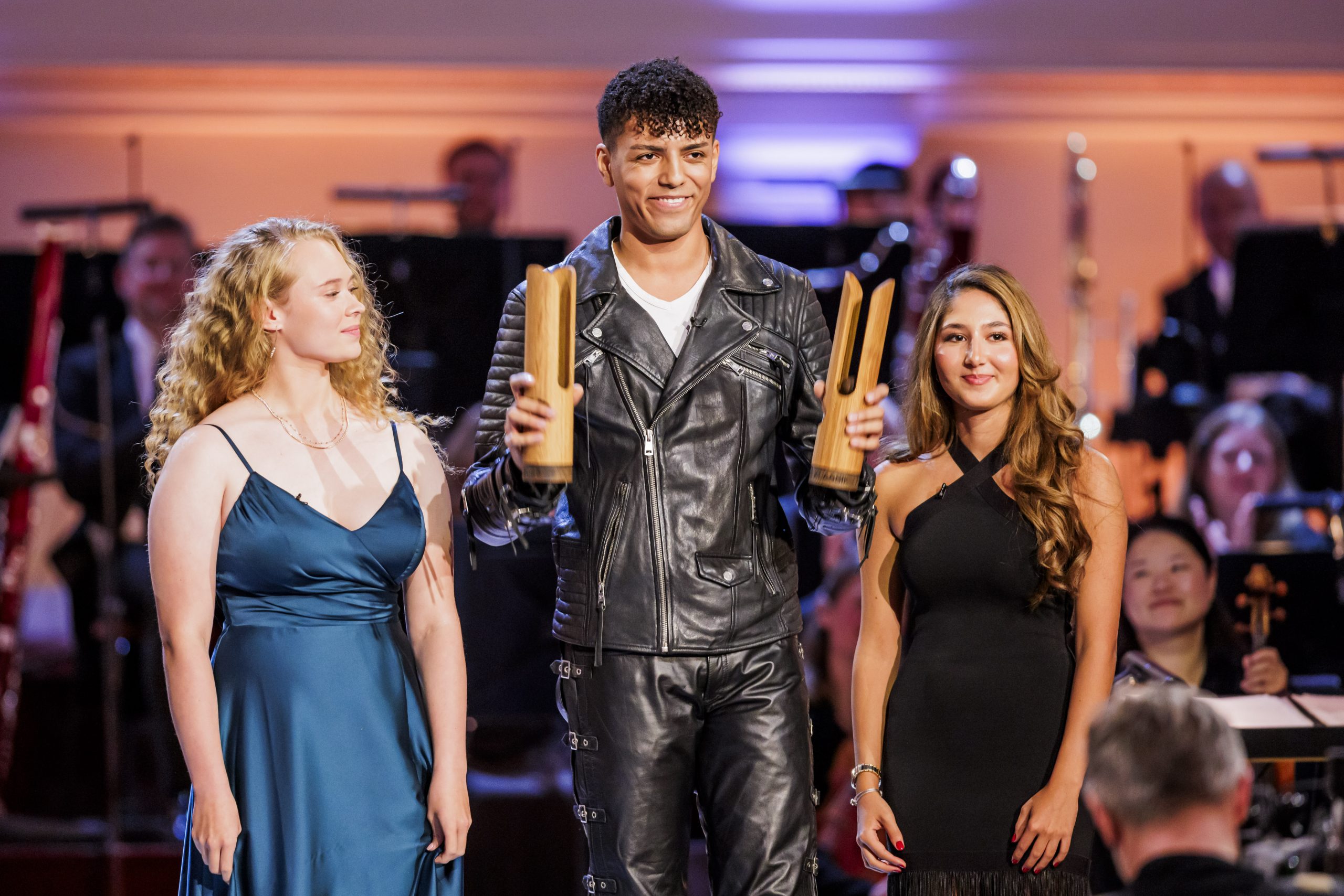 Schüler der Jury beim Opus Klassik Konzert 2025 © Monique Wüstenhagen